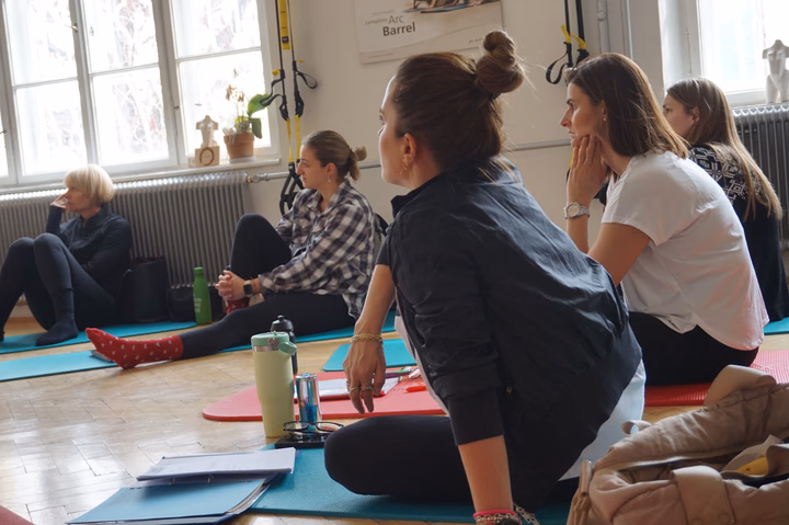 Schüler der Pilatesausbildung Telfs ARGE PILATES WEST